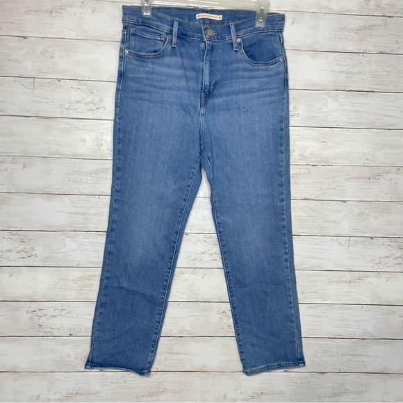 Levi’s 724 High Rise Straight Crop Jeans Women’s Size 29 - Picture 2 of 5